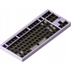 Nuphy - NuPhy Gem80 QMK/VIA Wireless Custom Mechanical Keyboard - Bezprzewodowa Klawiatura Mechaniczna Airy Lilac Brak Brak keycapów