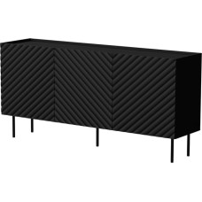 Cama Meble Cama LUCCA 3D chest of drawers 165x40x80 black