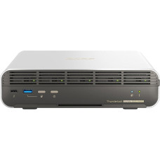 Qnap TBS-H574TX - NAS-Server - 5 Schachte - RAID JBOD, 0, 1, 10, 5, 50, 6, 60, 60 Hot Spare - RAM 16 GB - 2.5 Gigabit Ethernet / 10 Gigabit Ethernet - iSCSI Support