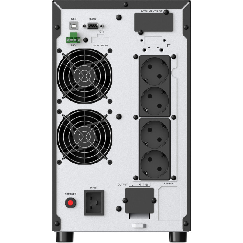 Conceptronic ZEUS52ES3K zasilacz UPS Podwójnej konwersji (online) 3 kVA 2700 W 4 x gniazdo sieciowe