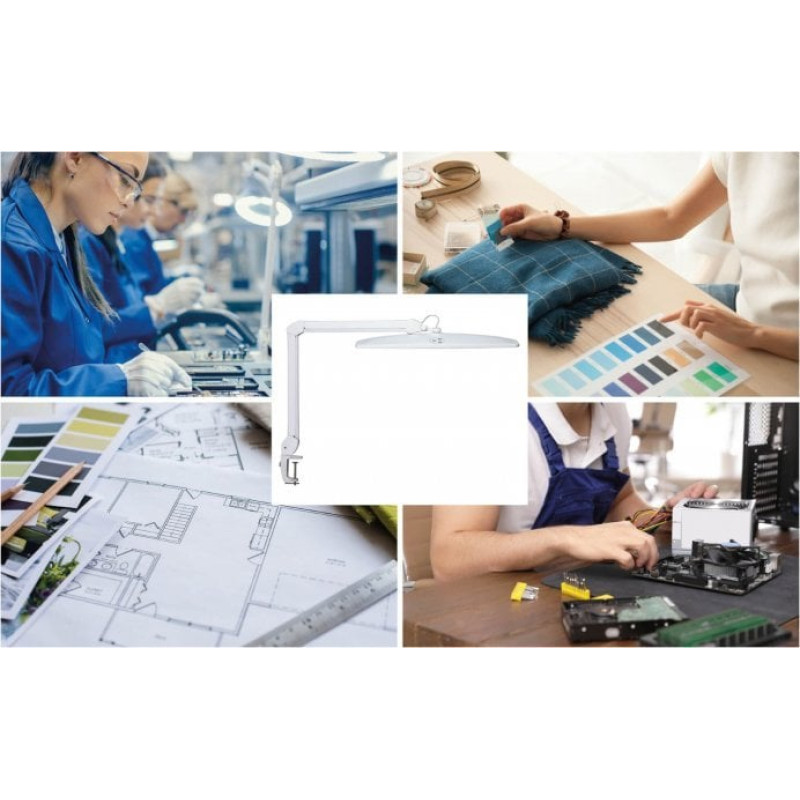 Maul Lampka biurkowa Maul LED Arbeitsplatzleuchte Explore dimmbar weiß