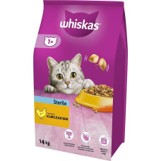 Whiskas ‎Whiskas STERILE cats dry food Adult Chicken 14 kg