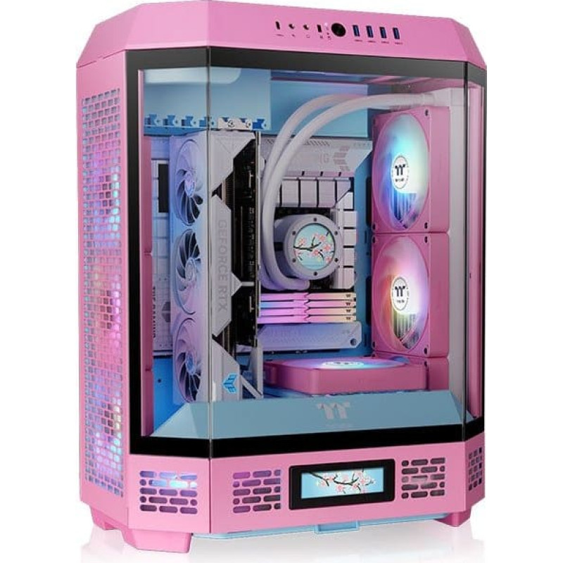 Thermaltake Obudowa Thermaltake The Tower 600 różowa (CA-1Z1-00MAWN-00)