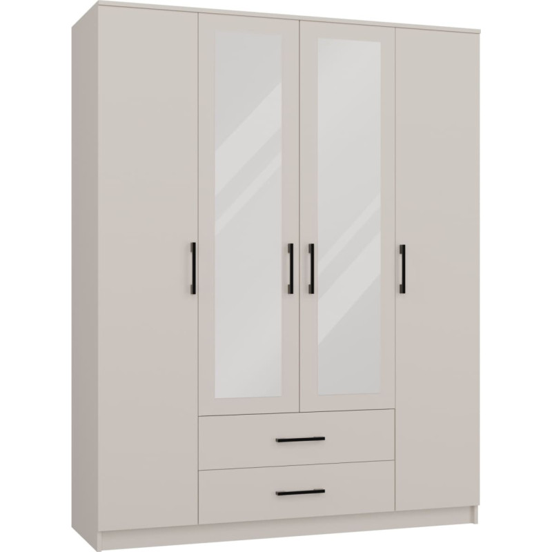 Malys Group Szafa Romana 160 X 205 LUSTRO KASZMIR BEŻ