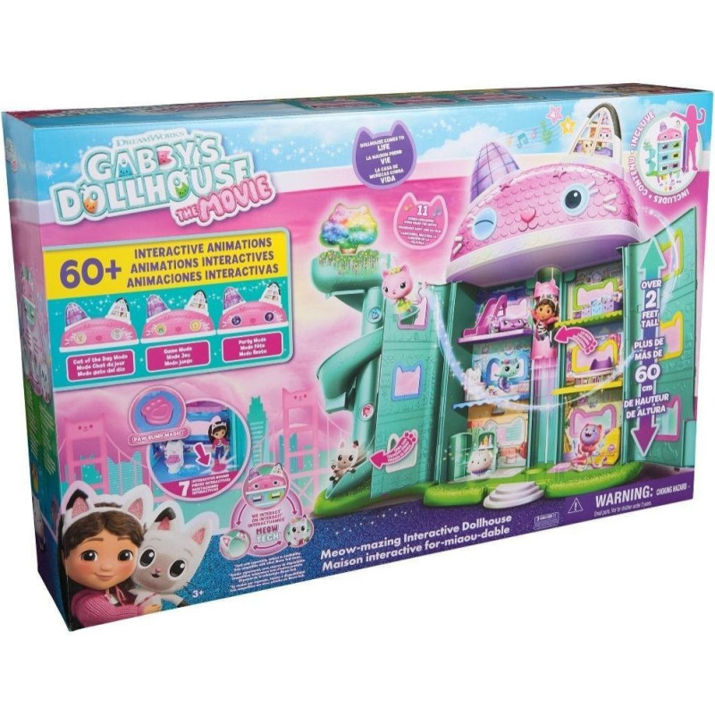 Spin Master Koci Domek Gabi Film: Interaktywny Domek Filmowy