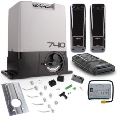 Faac Zestaw Delta 2 FDS - FAAC 740 do 500kg bram przesuwnych