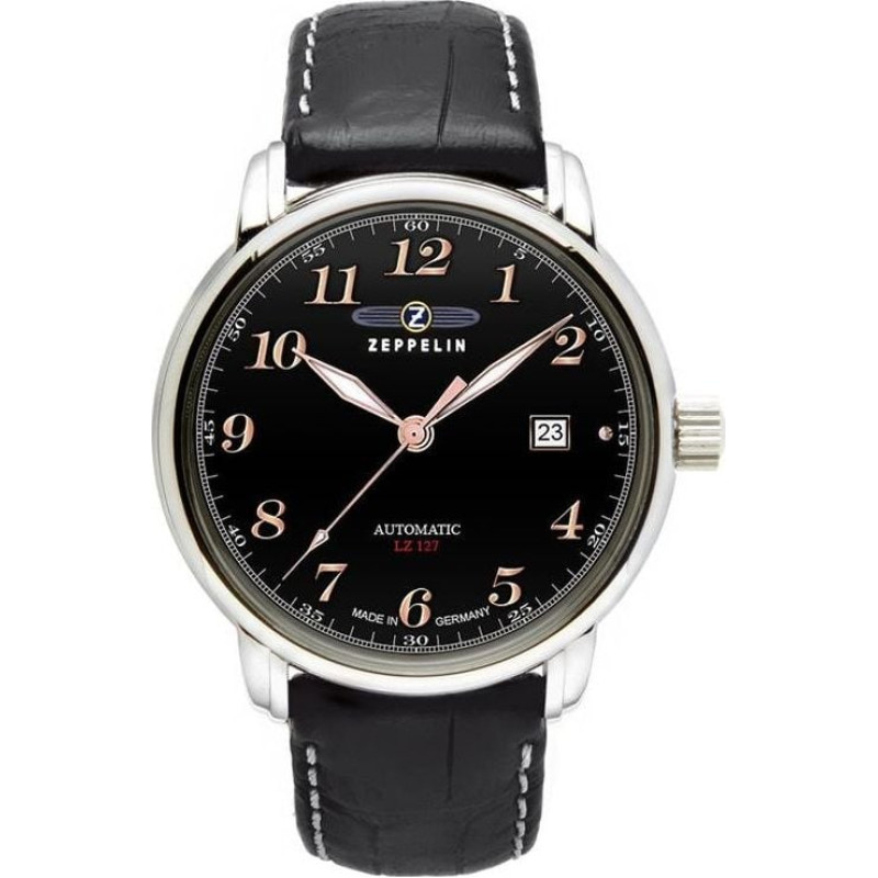 Zeppelin Zegarek Zeppelin LZ127 7656-2 Automatik Czarny (258329)