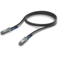 Ubiquiti UACC-DAC-QSFP28-1M-10 kabel InfiniBand / światłowodowy Czarny