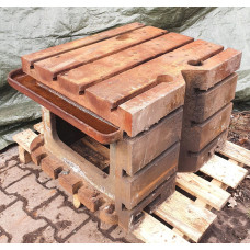 Jan Nowak Stół warsztatowy HENRY, 1700 x 850 x 600 mm, czarny