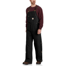 Carhartt Ocieplane Ogrodniczki Carhartt Firm Duck Black
