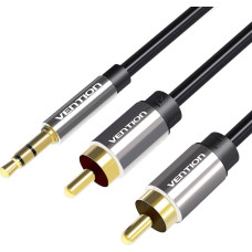 Vention Cable Audio 3.5mm to 2x RCA Vention BCFBI 3m Black