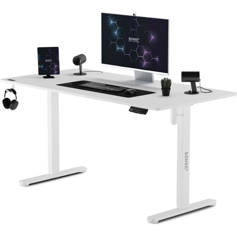 Sense7 Biurko SENSE7 Nojo Białe 140 cmx70 cm White