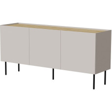Cama Meble Cama FELLINI chest of drawers 150x40x70 cashmere + oiled oak top