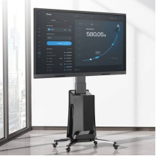 Cabletech G85B - Profesjonalny elektryczny mobilny stojak TV wózek do telewizorów LCD LED 55