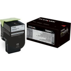 Lexmark Toner Lexmark 700H1 Black Oryginał  (70C0H10)