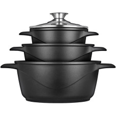 Smile MGK-18 soup pot Black Aluminium