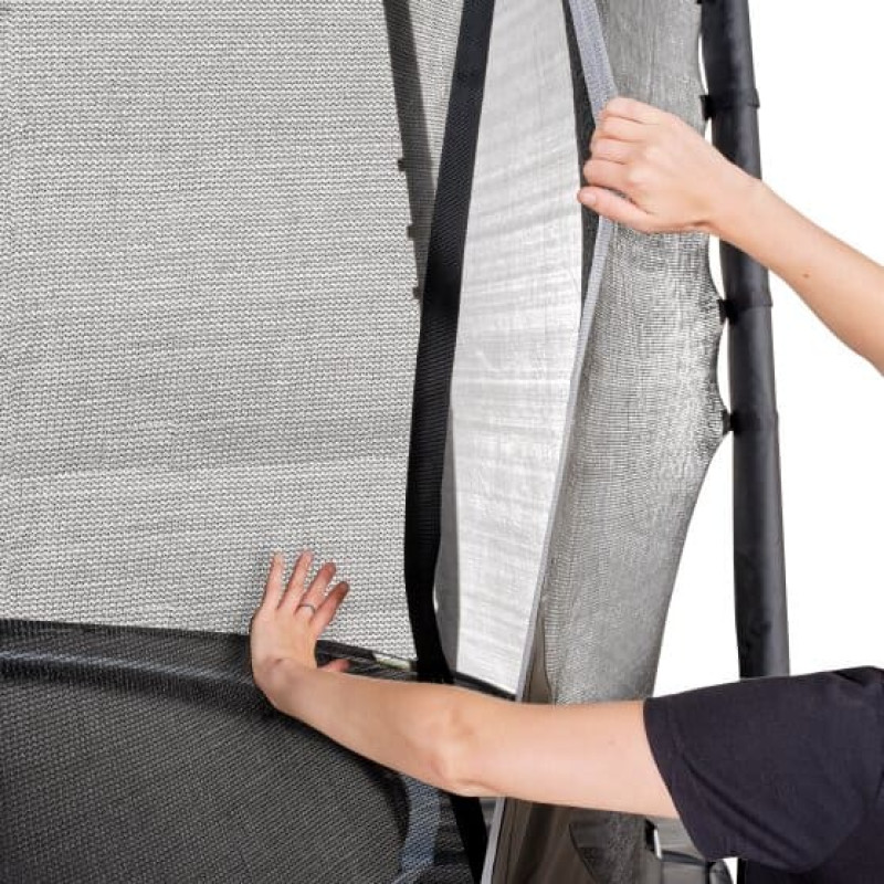 Exit PeakPro batuts ø427cm ar aizsargtīklu - melna