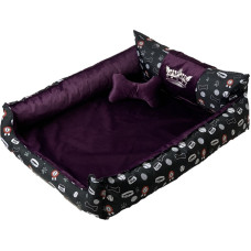 Go Gift Dog and cat bed L - purple - 90x75x16 cm