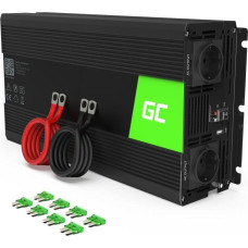 Green Cell INV25 power adapter/inverter Auto 1500 W Black