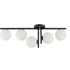 Sigma Lampa sufitowa Sigma Lampa sufitowa LED Ready czarna do sypialni Sigma ANDY 33287
