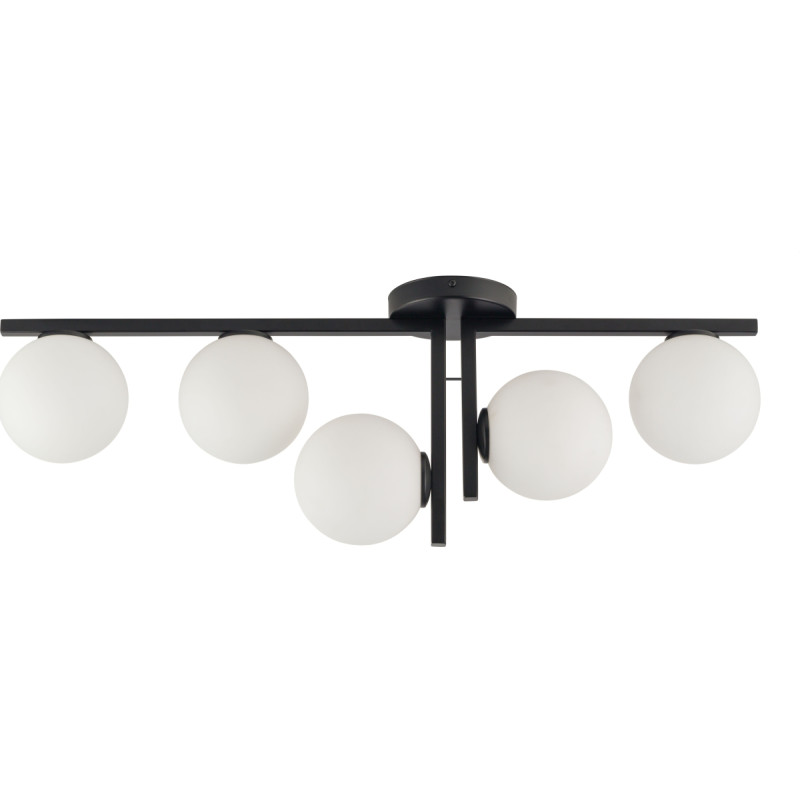 Sigma Lampa sufitowa Sigma Lampa sufitowa LED Ready czarna do sypialni Sigma ANDY 33287