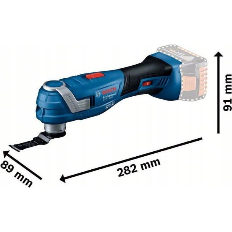 Bosch Narzędzie wielofunkcyjne GOP 185-LI 18 V (06018G2021)