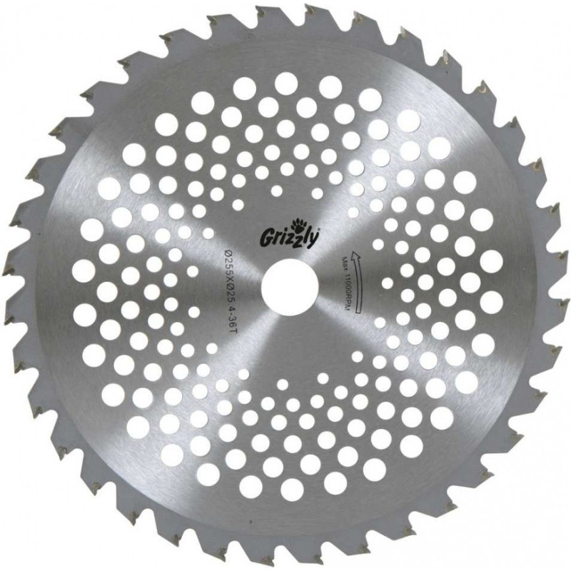 Grizzly 36 ašmenų diskas (255mm) Grizzly MTS 43-14 krūmapjovei