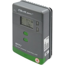 Qoltec Solar charge controller MPPT 20A,12V 24V,2xUSB