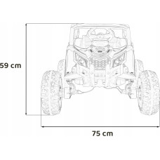 1Punkt Pojazd Buggy ATV Defend 4x4 Czerwony