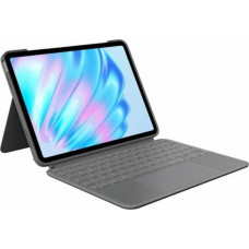 Logitech Etui na tablet Logitech Pokrowiec na Tablet Logitech iPad Air 2024 | iPad Air 2022 Szary Qwerty Hiszpańska QWERTY