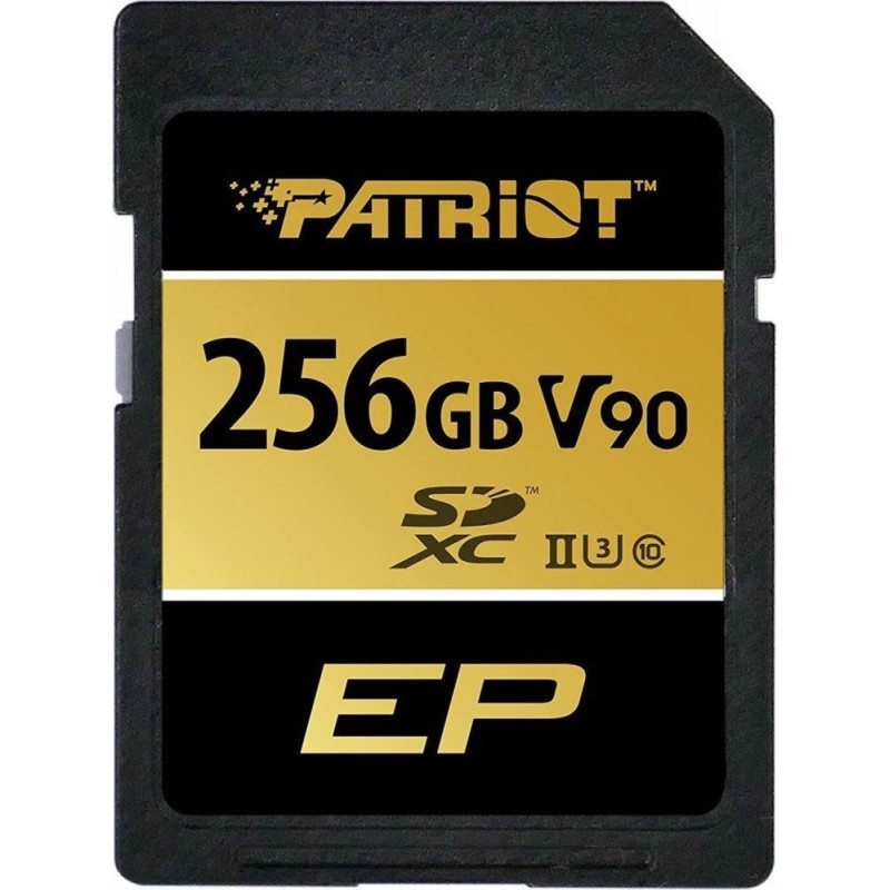 Patriot Karta Patriot EP SDXC 256 GB Class 10 UHS-II U3 V90 (PEF256GEP92SDX)