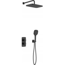 KFA 5759-501-81 / KFA / MALAGA / ZESTAW NATRYSKOWY PODTYNKOWY TERMOSTAT , BLACK /