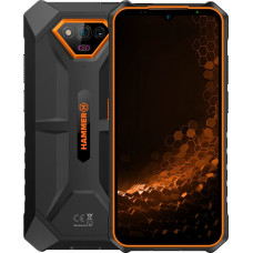 Myphone Smartfon myPhone Hammer Iron V 6/64GB Czarno-pomarańczowy  (IRON V Orange)