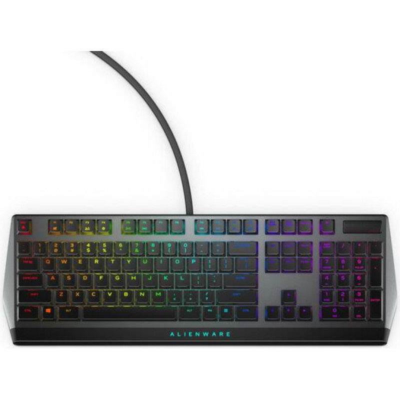 Dell AW510K Mechanical Gaming Keyboard, RGB LED light, EN, Dark Gray, Wired