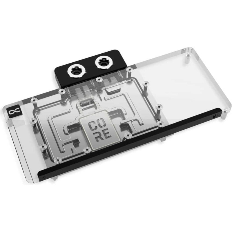 Alphacool Core RX 9070 Mercury GPU Wasserblock, ARGB, mit Backplate - Acryl