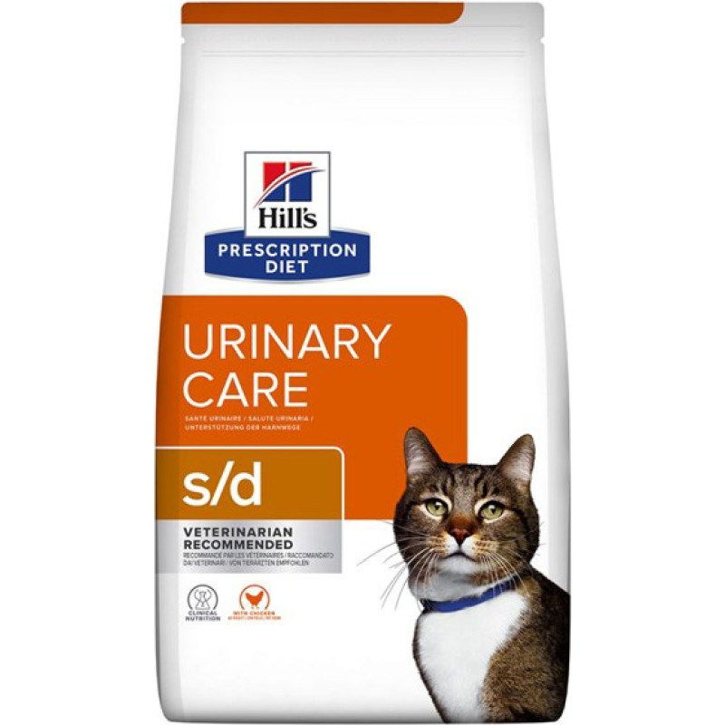 Hill's PRESCRIPTION DIET Feline Urinary Care s/d Dry cat food Chicken 3 kg