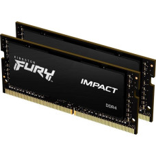 Kingston Fury Impact Kit 2 x 32GB 2666MHz DDR4 CL16 SODIMM KF426S16IBK2/64