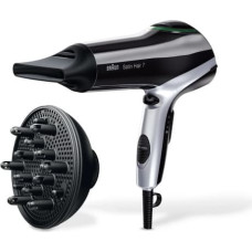 Braun Satin Hair 7 Hairdryer Black/Silver BRHD710E