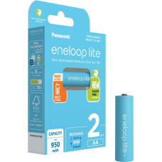 Panasonic Įkraunamos baterijos Panasonic ENELOOP Lite BK-3LCCE/2BE, 950 mAh 3000 (2xAA)