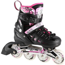 Nils Extreme Skritļslidas / Hokeja slidas NH10905 4in1 PINK LED SIZE L(39-42) NILS EXTREME