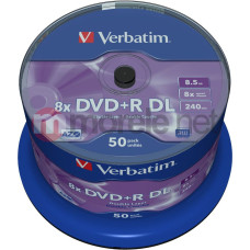 Verbatim 43758 DVD+R DL  50pc