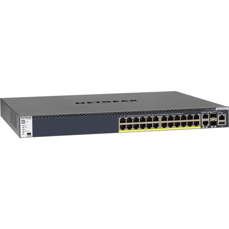 Netgear M4300-28G-PoE+ Managed L2/L3/L4 10G Ethernet (100/1000/10000) Power over Ethernet (PoE) 1U Black