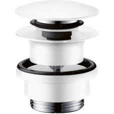 Hansgrohe Dugno vožtuvas praustuvui (push-open) Hansgrohe 50100700, baltas matinis