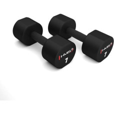 HMS Hanteles HPT07 2 x 7 KG POLYURETHANE DUMBBELLS TPU HMS