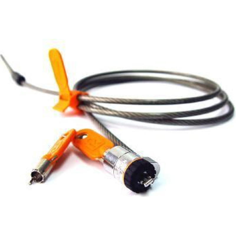 Dell 461-10054 cable lock Orange, Silver