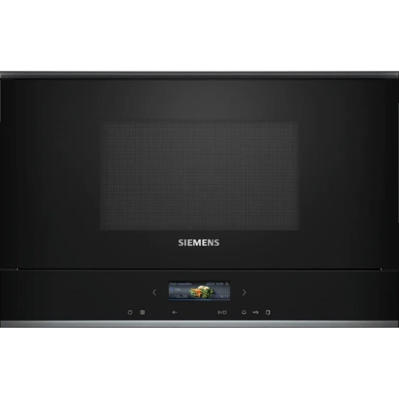Siemens iQ700 BE732R1B1 microwave Black Combination microwave Built-in 21 L 900 W