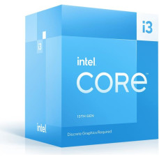 Intel CPU|INTEL|Desktop|Core i3|i3-13100F|3400 MHz|Cores 4|12MB|Socket LGA1700|58 Watts|BOX|BX8071513100FSRMBV