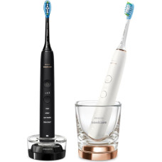 Philips DiamondClean 9000 HX9914/57 2-pack sonic electric toothbrush with charger & app