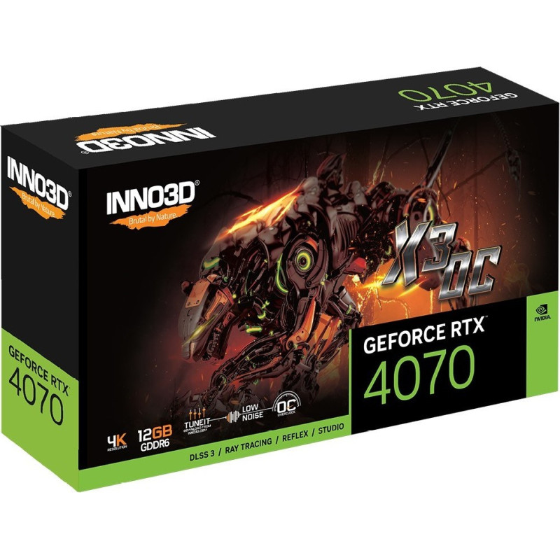 Inno3D RTX 4070 X3 OC 12 GB graphics card