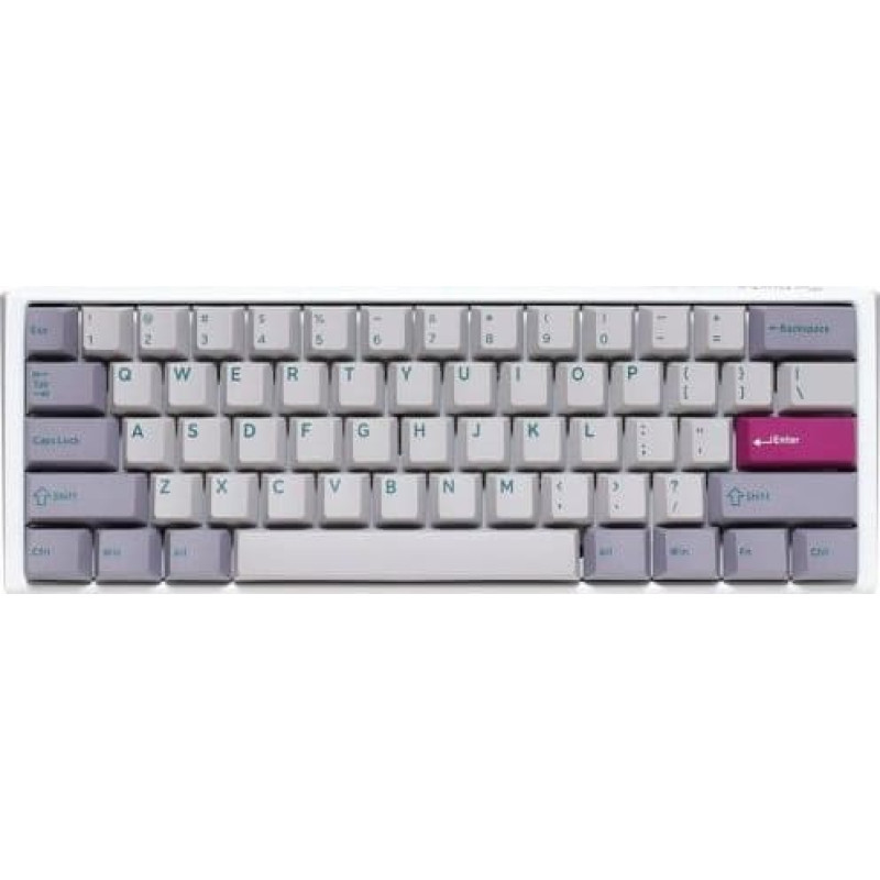 Ducky Klawiatura Ducky Ducky One 3 Mist Grey Mini Gaming Keyboard, RGB LED - MX-Red (US)